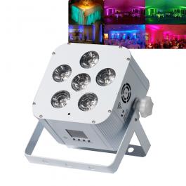 Wireless Mini RGBWAUV Battery Par Can Wedding UpLight DB-BT0618B